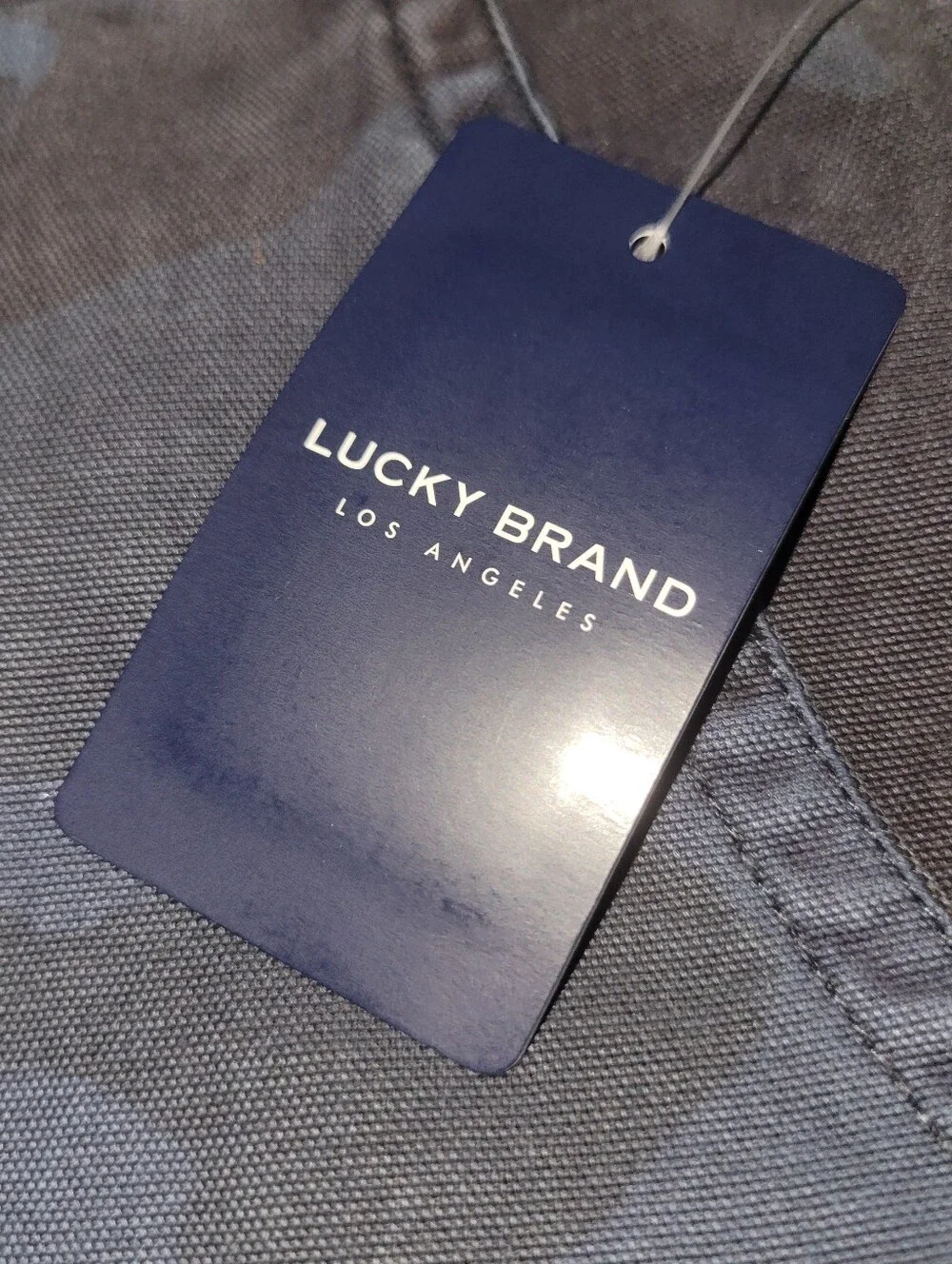 Lucky Brand Men's Blue Black Camo Cargo Shorts